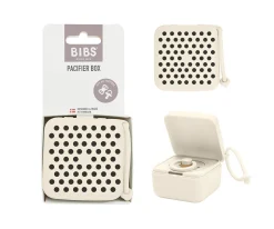 Portachupetes BIBS Studio Polka Ivory/Black