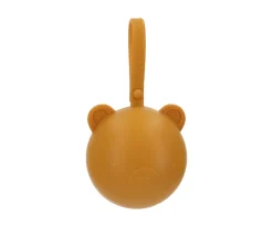 Portachupetes Silicona Bear Mostaza