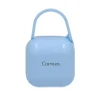 Portachupetes Square Personalizado Azul Claro