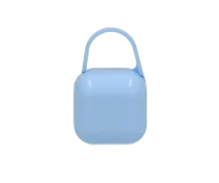 Portachupetes Square Personalizado Azul Claro