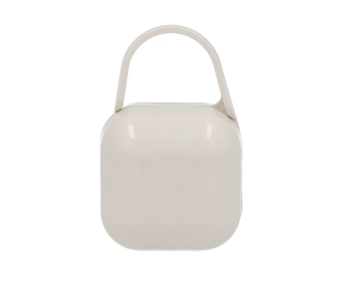 Portachupetes Square Personalizado Gris
