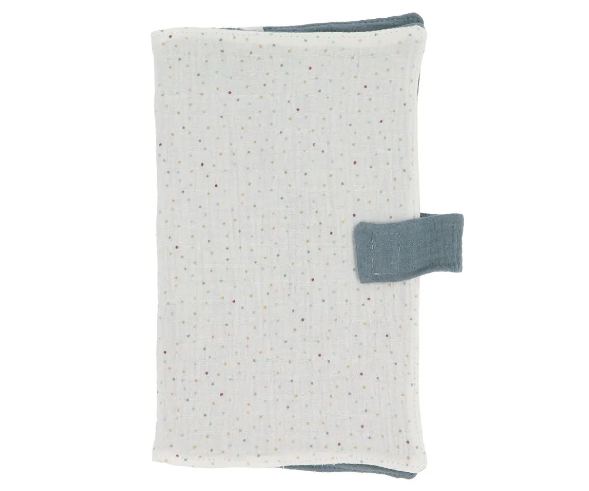 Porta Toallitas Rainbow Dots Azul