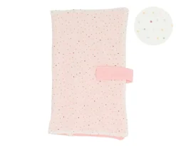 Porta Toallitas Rainbow Dots Rosa