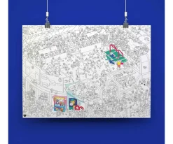 Poster XL Omy Goal para Colorear