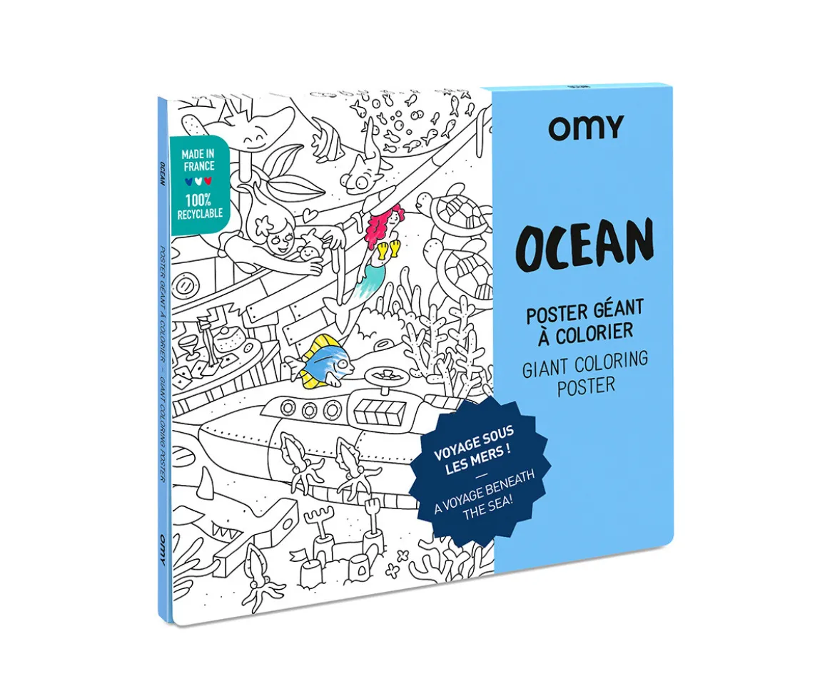Poster XL Omy Ocean para Colorear