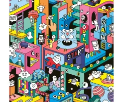 Poster XL Omy Video Game + Pegatinas