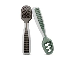 2 Pre-Cucharas Num Num Verde/Gris