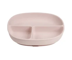 PROMO Plato y Cuenco de Silicona BLush + Taza con Pajita Sage