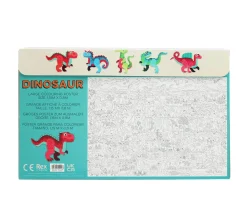 Póster para Colorear con Lápices Baby Dinos