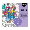 Póster XL Kitty Para Colorear