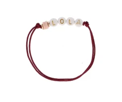 Pulsera Bumper Personalizada Burdeos