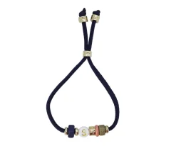 Pulsera Elástica 1 Inicial Azul Marino