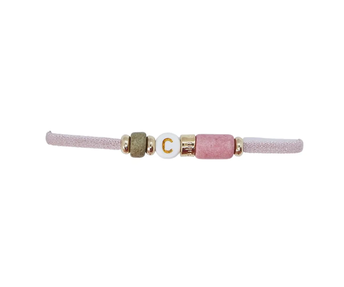 Pulsera Elástica 1 Inicial Nude
