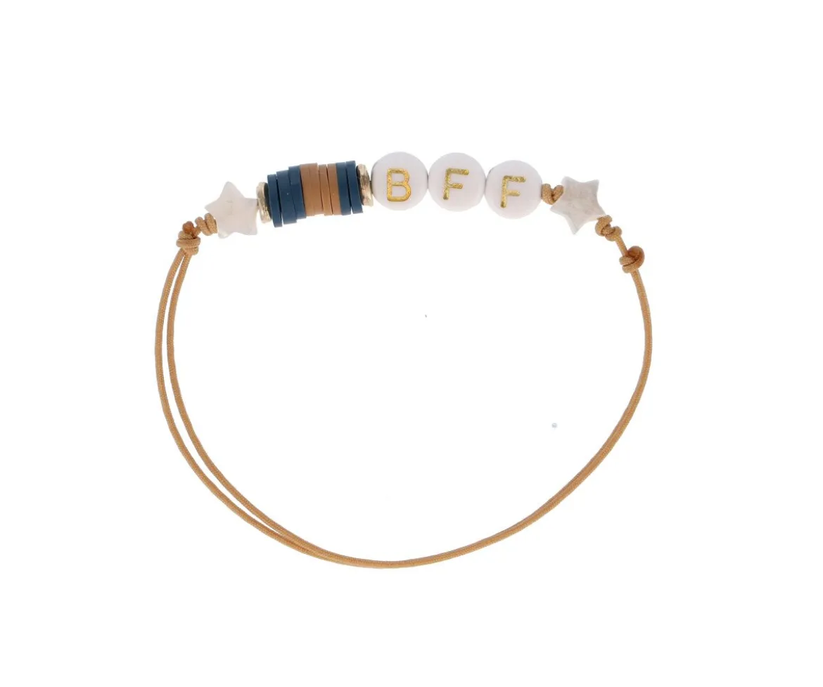 Pulsera 3 Iniciales Personalizada Camel