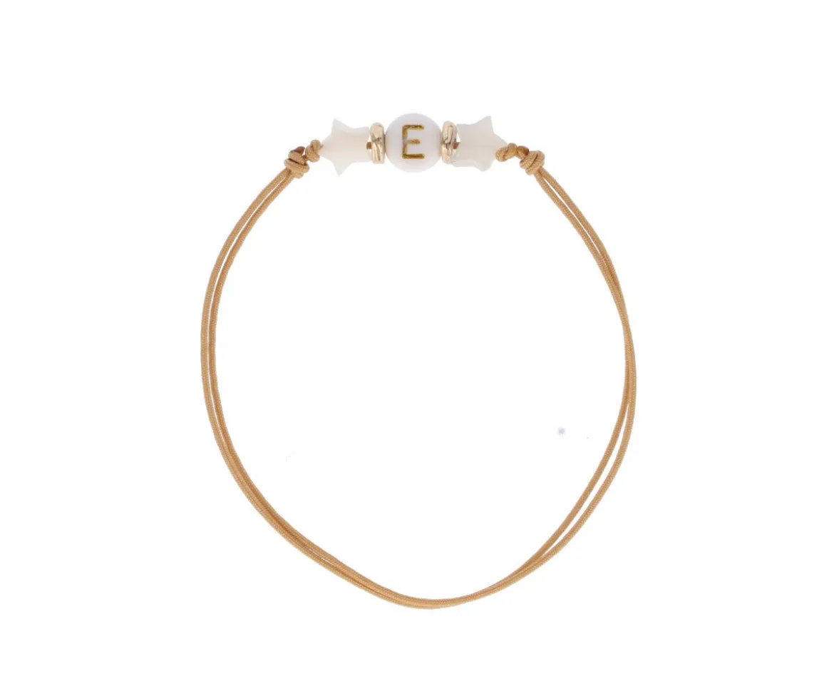 Pulsera 1 Inicial Personalizada Camel