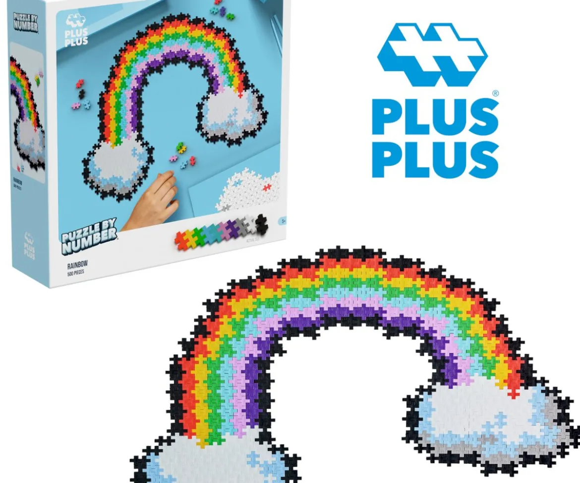 Puzzle con Números Arcoiris