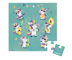 Puzzle con Tarjeta Unicornios