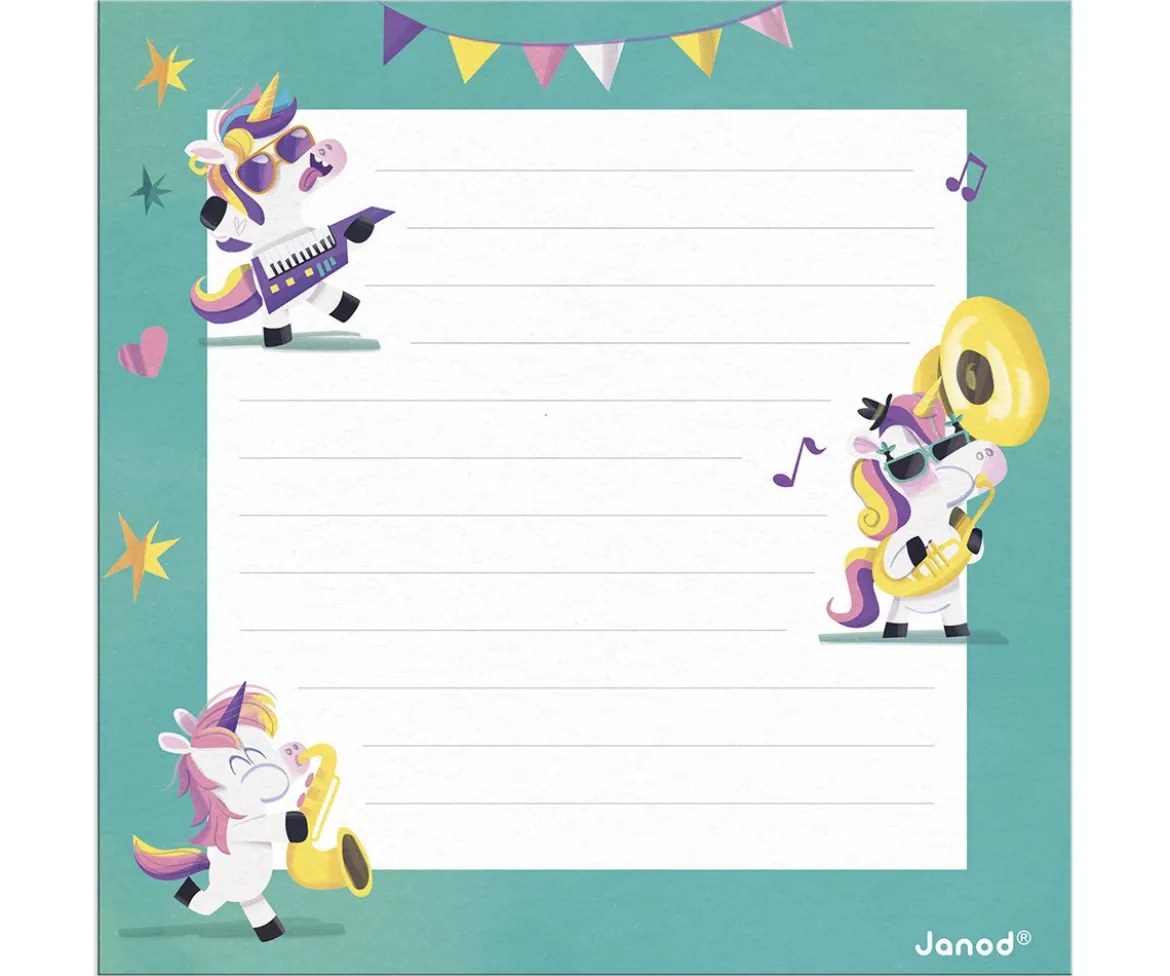 Puzzle con Tarjeta Unicornios