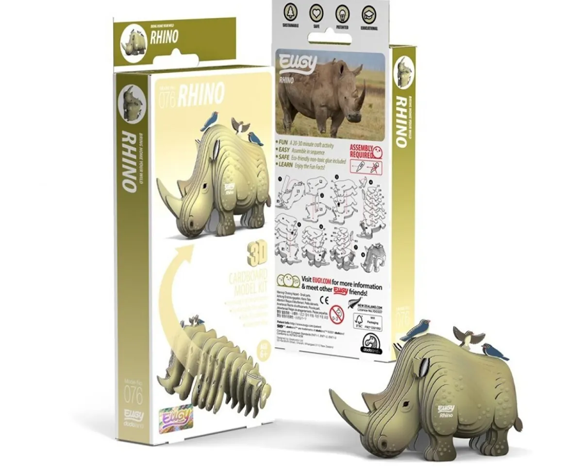 Puzzle 3D Eugy Rinoceronte