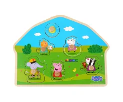 Puzzle Encajable de Madera Peppa Pig