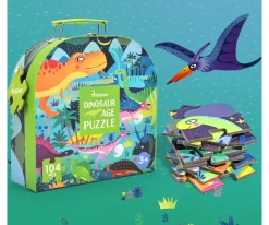 Puzzle en Maletín Dinosaur Age
