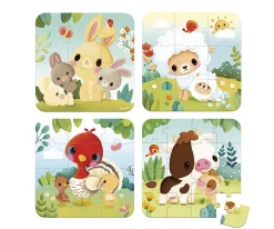 Puzzle Evolución Animales de la Granja
