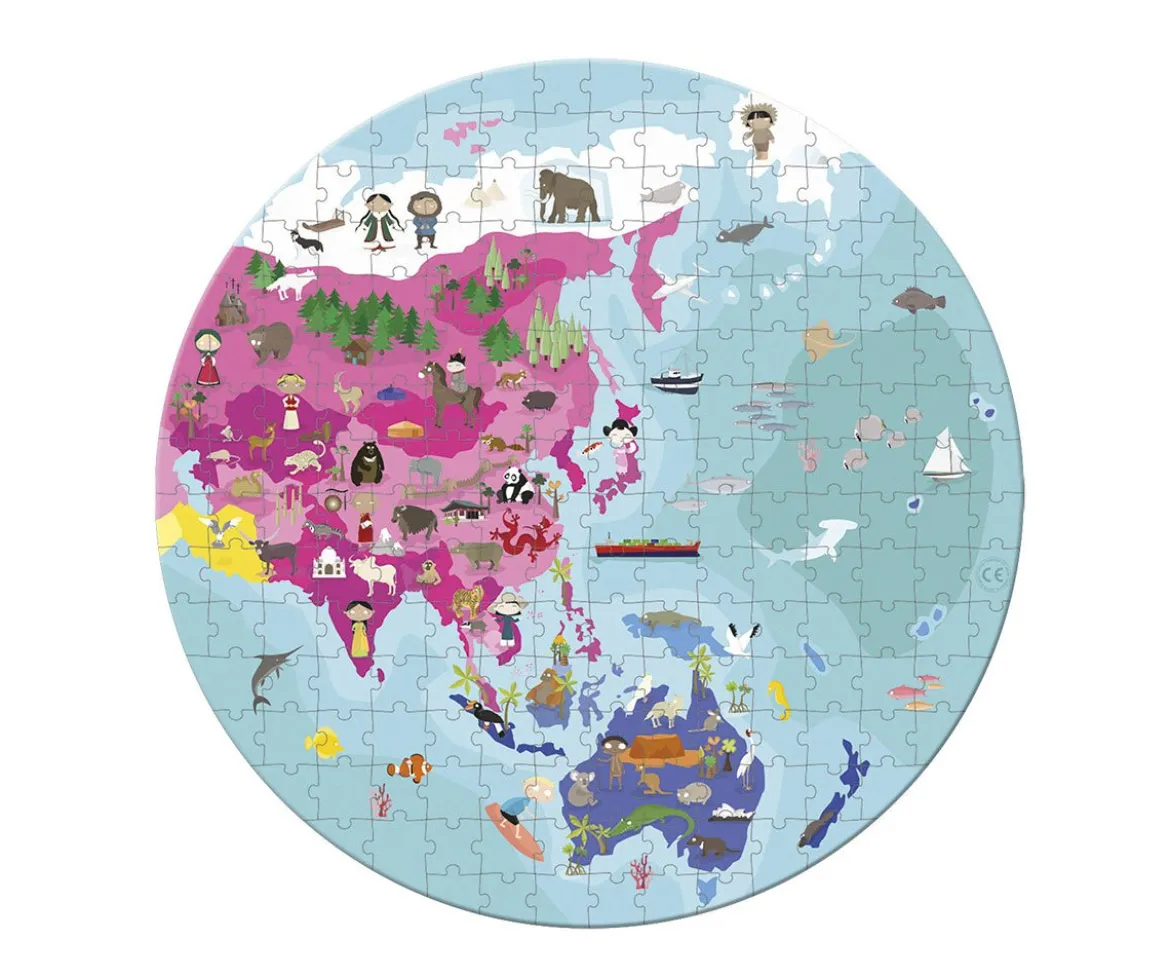 Puzzle Ilustrado Planeta Azul 208 Piezas