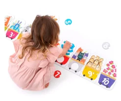 Puzzle Make a Match Number Train