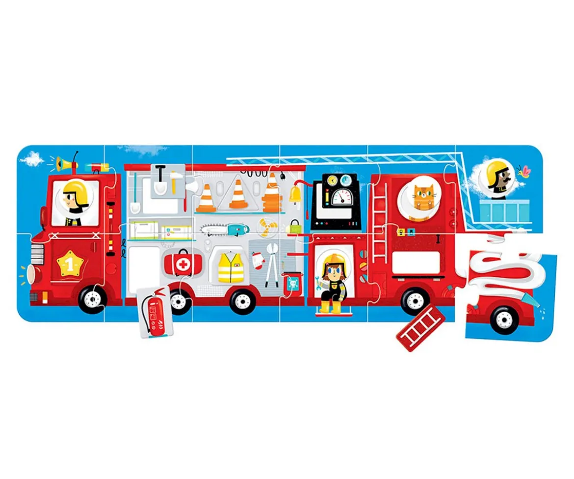 Puzzle Mix and Match Fire Truck