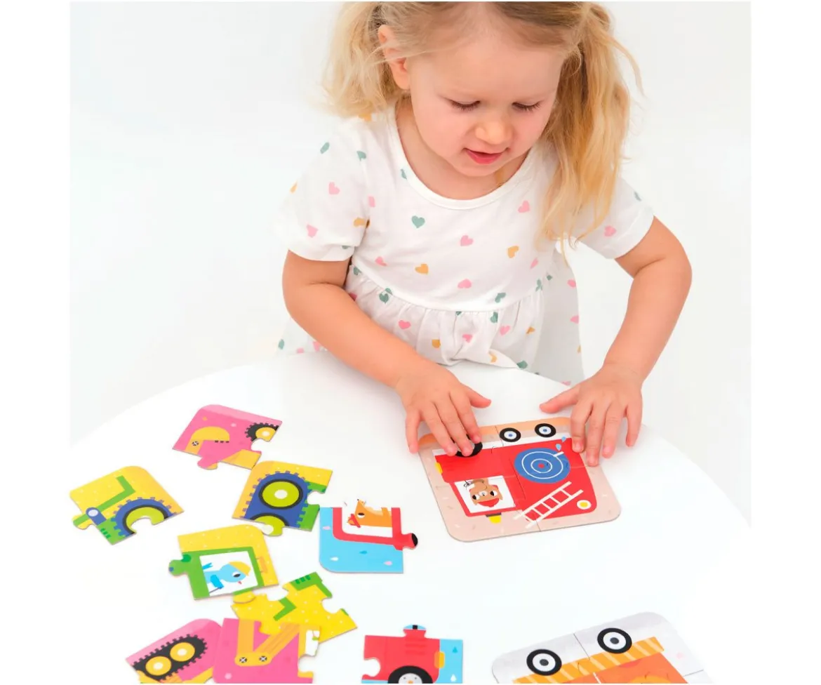 Puzzle On the Go Vehicles