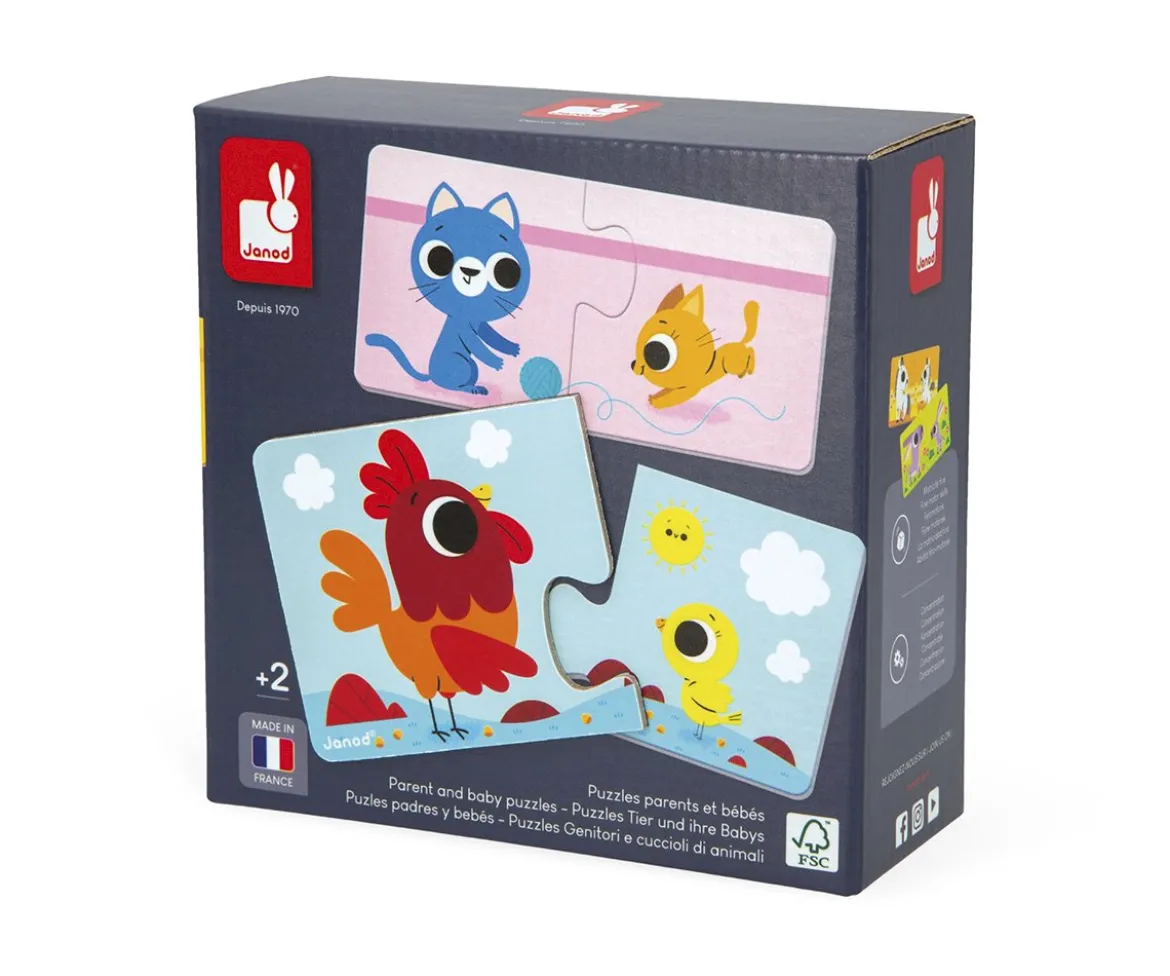 Puzzle Padres y Bebés Animales