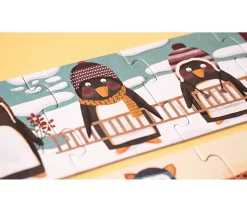 Puzzle 10 pingüinos