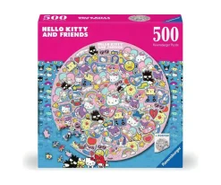 Puzzle Redondo Hello Kitty con Poster 500pcs
