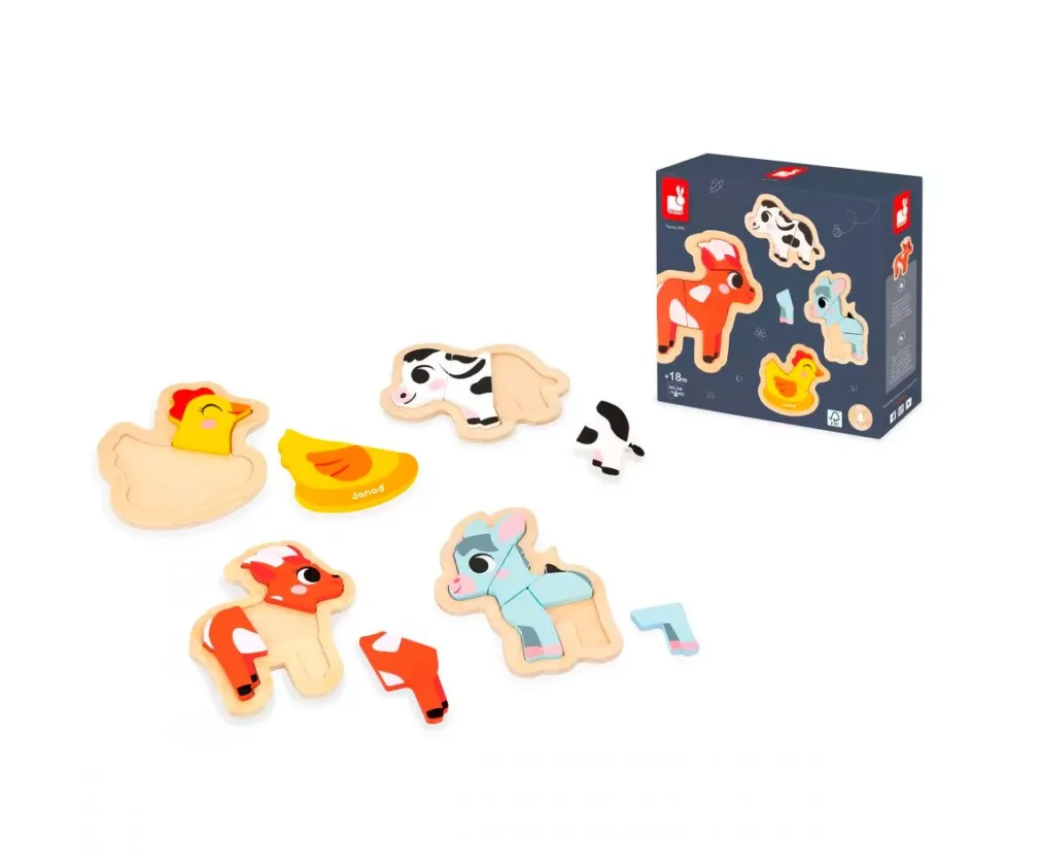 4 Puzzles Evolutivos Granja