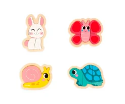 4 Puzzles Evolutivos Jardín