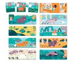 Puzzles Huellas de Animales
