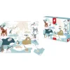 Puzzle Táctil Animales Polares 20 Piezas