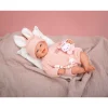 Reborn Lucía 45 cm con cojín y peluche
