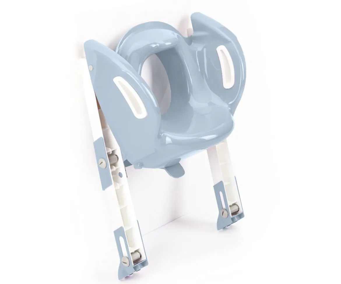 Reductor Baño con Escalón Kiddyloo Azul