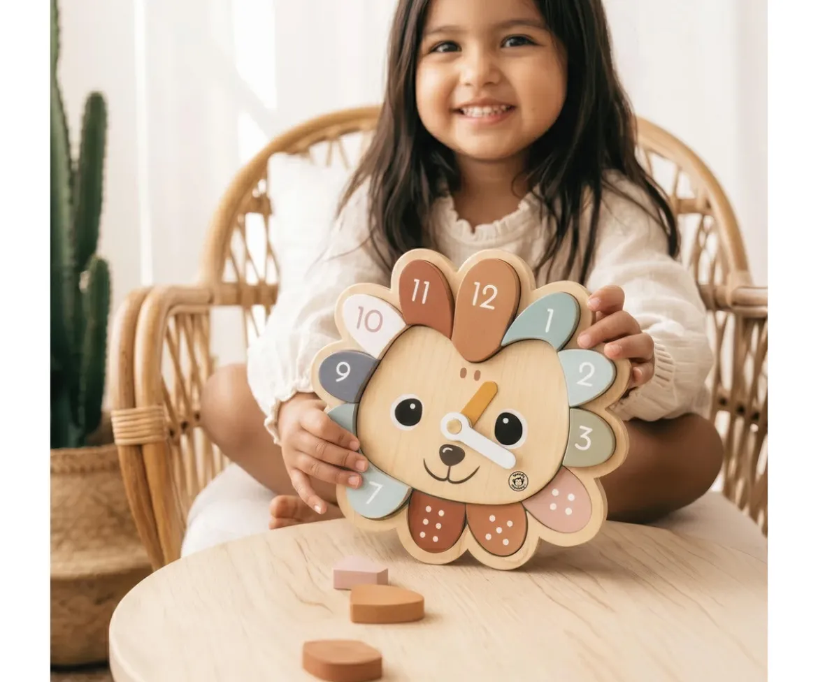 Reloj de Madera Hedgehog