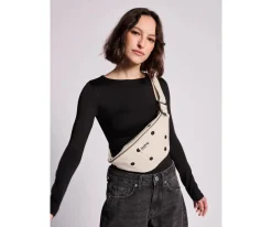 Riñonera de Algodón Orgánico Olivia Polka Dot