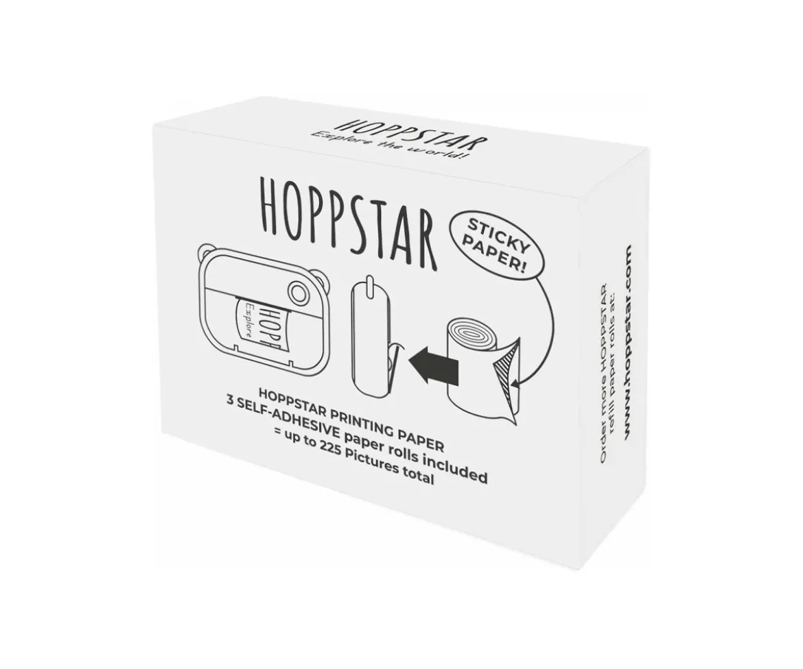 3 Rollos de Papel Adhesivo para Cámara Hoppstar Artist