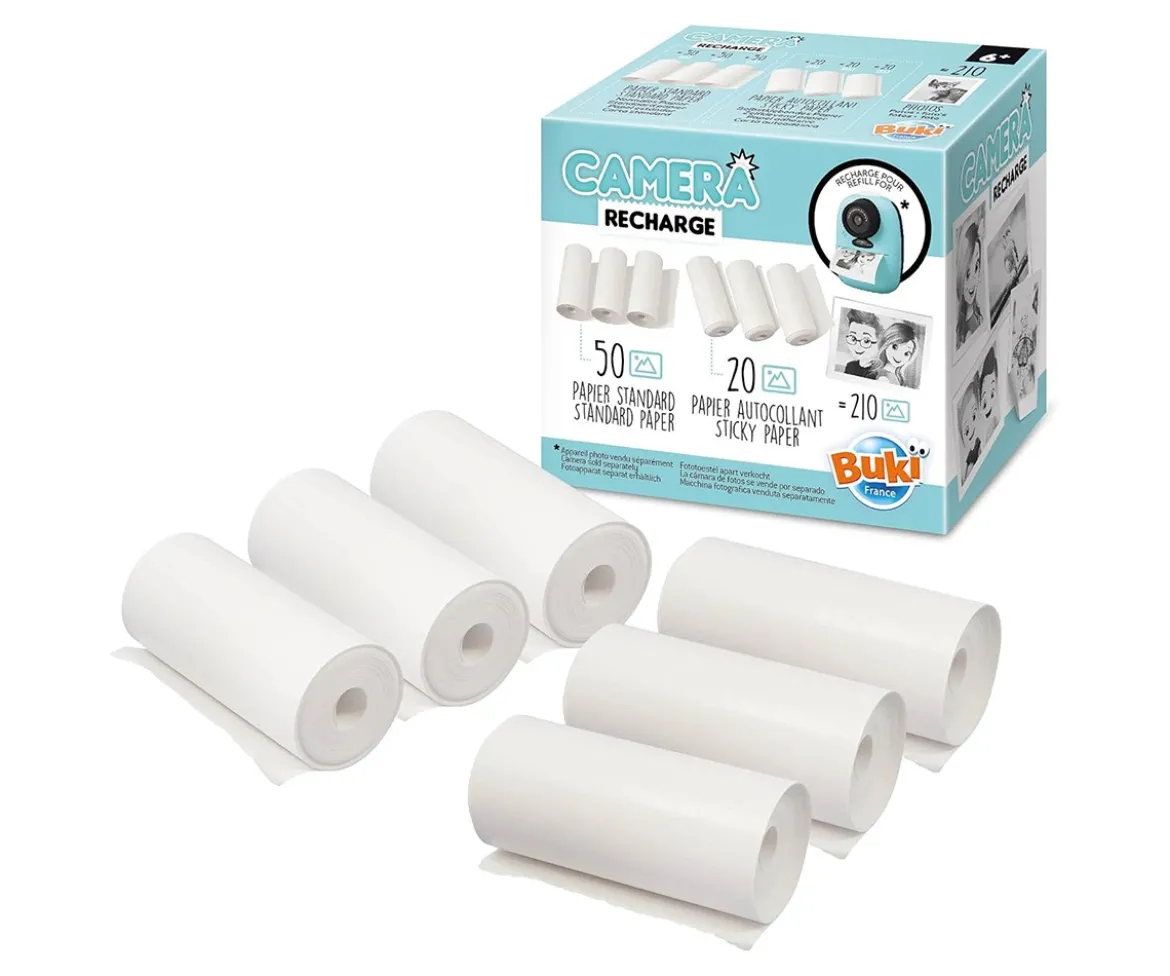 6 Rollos de Papel Recarga Cámara Instantánea