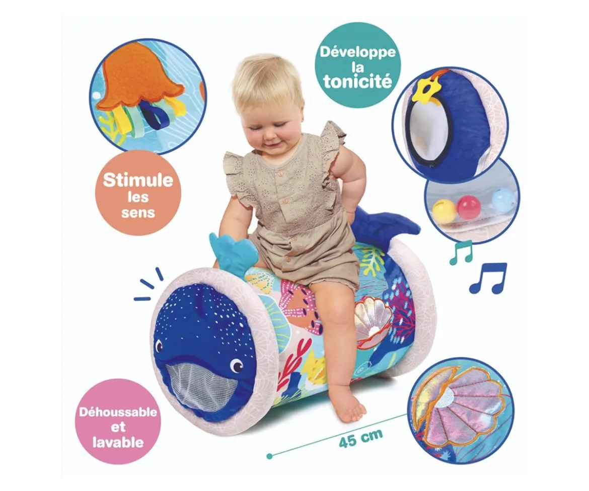 Rollo Sensorial Hinchable de Tela Ballena