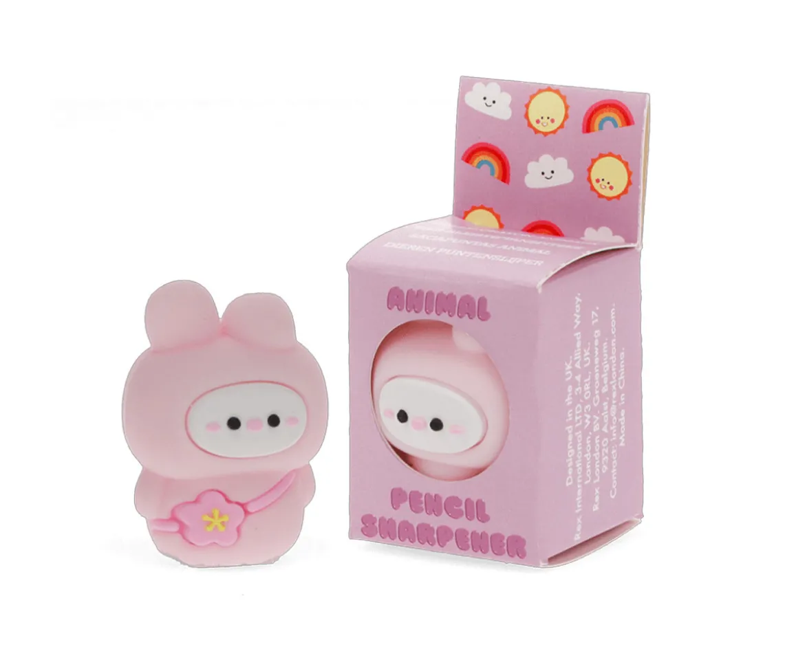 Sacapuntas Infantil Conejita Rosa