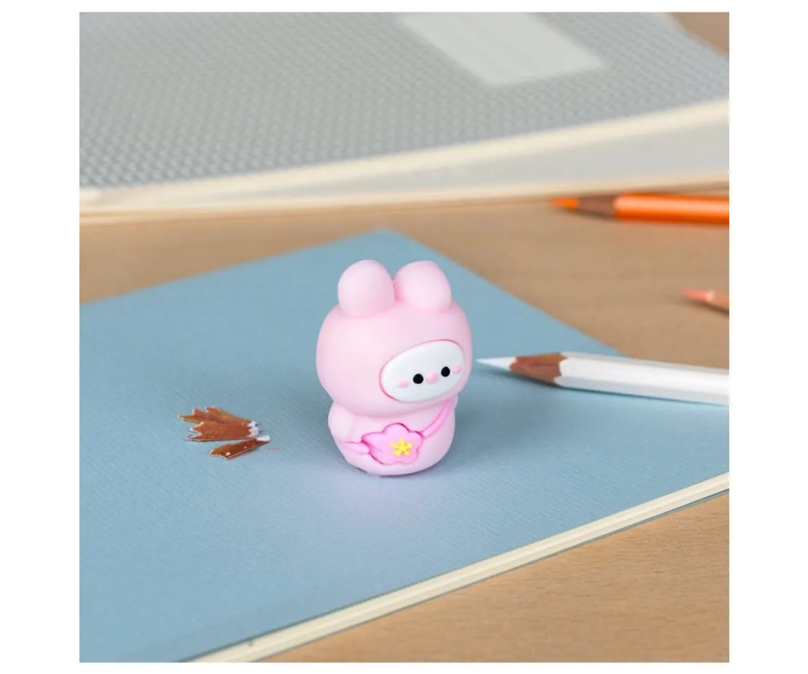 Sacapuntas Infantil Conejita Rosa