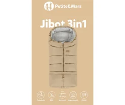 Saco Carro Bebé 3 en 1 Jibot Sweet Toffe