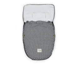 Saco Cuco 2 en 1 I Love Vichy Negro Entretiempo