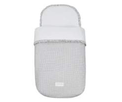 Saco Cuco Little Bloom Vichy Gris