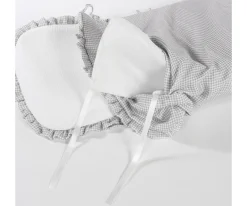 Saco Cuco Little Bloom Vichy Gris